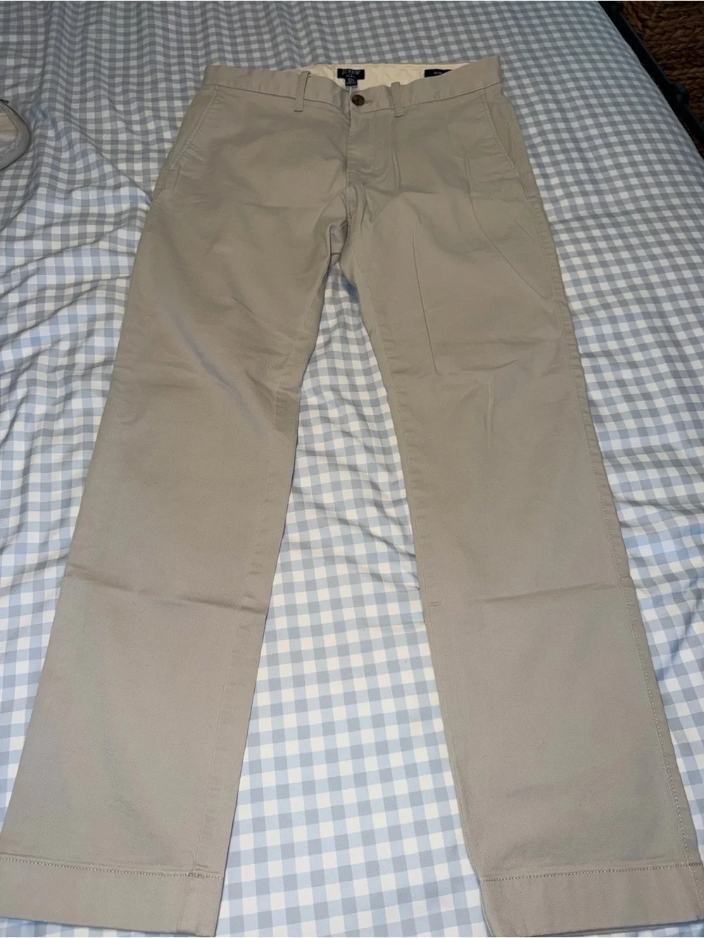 J. Crew Men’s Straight Chinos - Light Khaki